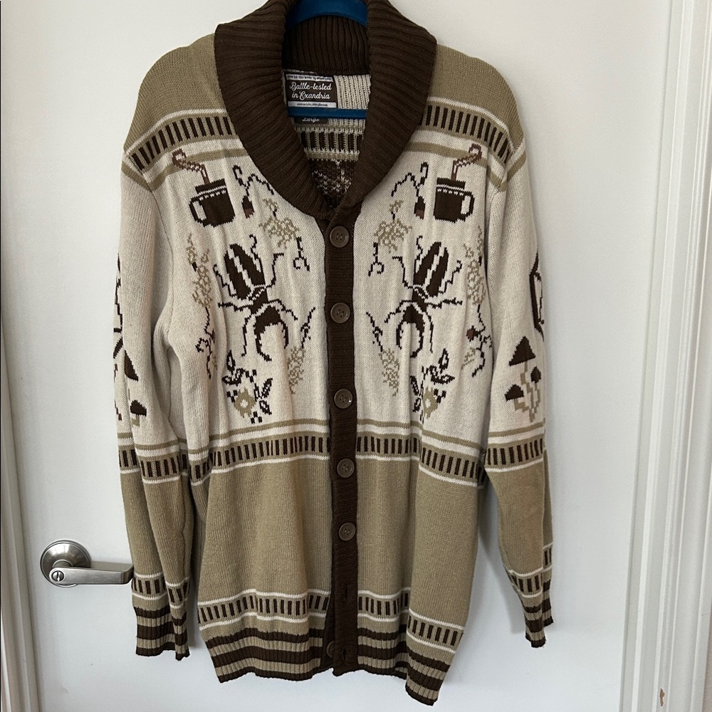 Critical role Caduceus Clay beauty of the wilds cardigan size large